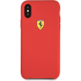 Ferrari Sfсіліконовий чохол для iPhone X / XS - червоний
