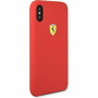 Ferrari Sfсіліконовий чохол для iPhone X / XS - червоний