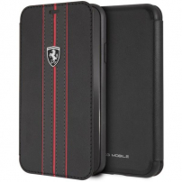 Ferrari Off Track Logo Book case чохол для iPhone XR - чорний