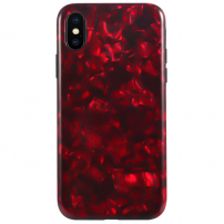 BENKS hvězdný kryt pro iPhone X / XS - červená
