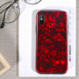 BENKS hvězdný kryt pro iPhone X / XS - červená