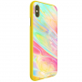 NILLKIN Ombre kryt pro iPhone XS Max - žlutá