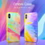 NILLKIN Ombre kryt pro iPhone XS Max - žlutá