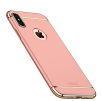 MOFI luxusní kryt pro iPhone XS Max - růžovozlatá