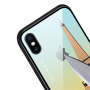 NXE kryt se skleněnou zadní stranou pro iPhone XS Max - Paříž