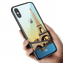 NXE kryt se skleněnou zadní stranou pro iPhone XS Max - Paříž