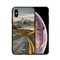 NXE kryt se skleněnou zadní stranou pro iPhone XS Max - cesta