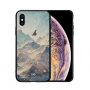 NXE kryt se skleněnou zadní stranou pro iPhone XS Max - hory