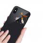 NXE kryt se skleněnou zadní stranou pro iPhone XS Max - naštvaný tučňák