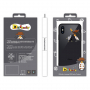 NXE kryt se skleněnou zadní stranou pro iPhone XS Max - naštvaný tučňák