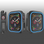Сіліконовий чохол для Apple Watch 40mm - чорний - синій