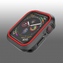 Сіліконовий чохол для Apple Watch 40mm - чорний - червоний