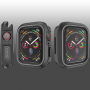 Сіліконовий чохол для Apple Watch 40mm - чорний - сірий