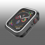 Сіліконовий чохол для Apple Watch 40mm - чорний - біла