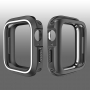 Сіліконовий чохол для Apple Watch 40mm - чорний - біла