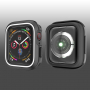 Сіліконовий чохол для Apple Watch 40mm - чорний - біла