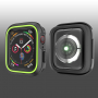 Сіліконовий чохол для Apple Watch 40mm - чорний - зелена
