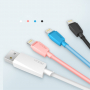 ROCK зарядний MFi сертифікований lightning кабель для синхронізаці для Apple iPhone / iPad / iPod - білий - 2 м