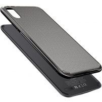 ROCK магнітний чохол з бездротовим powerbankом 5000mAh для iPhone XS - чорний