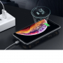 ROCK магнітний чохол з бездротовим powerbankом 5000mAh для iPhone XS Max - чорний