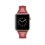 Стильовий ремінець поліурктан для o Apple Watch Ultra 49mm / 46mm / 45mm / 44mm / 42mm - червоний