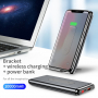 BASEUS підставка / powerbank 10000mAh з бездротовим зарядженням - чорний