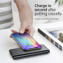 BASEUS підставка / powerbank 10000mAh з бездротовим зарядженням - чорний