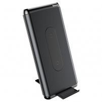 BASEUS підставка / powerbank 10000mAh з бездротовим зарядженням - чорний