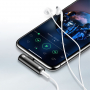 USAMS редукція з lightning / 3.5 jack конекторами - чорний