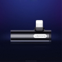 USAMS редукція з lightning / 3.5 jack конекторами - чорний