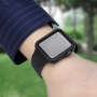 Захисний чохол з карбоновим малюнком для Apple Watch 44mm - чорний
