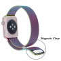 Металевий ремінець по-міланському тягнути для Apple Watch Ultra 49mm / 46mm / 45mm / 44mm / 42mm - радуга