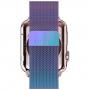 Металевий ремінець по-міланському тягнути для Apple Watch Ultra 49mm / 46mm / 45mm / 44mm / 42mm - радуга