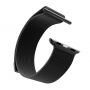 Металевий ремінець по-міланському тягнути для Apple Watch Ultra 49mm / 46mm / 45mm / 44mm / 42mm - чорний