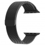 Металевий ремінець по-міланському тягнути для Apple Watch Ultra 49mm / 46mm / 45mm / 44mm / 42mm - чорний
