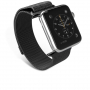 Металевий ремінець по-міланському тягнути для Apple Watch Ultra 49mm / 46mm / 45mm / 44mm / 42mm - чорний