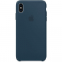 Originální Apple сіліконова панель для iPhone XS Max - підводний зелений