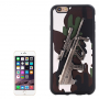 Пластикова панель з 3D мотивом рушниці Steyr AUG A1 для Apple iPhone 6S / 6 - біла