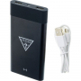 Guess powerbank з бездротовим зарядженням 8000mAh - чорний