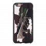 Пластикова панель з 3D мотивом рушниці Steyr AUG A1 для Apple iPhone 6S / 6 - біла
