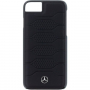 Mercedes Pattern міцний шкіряний чохол для iPhone 7 / 8 - чорний