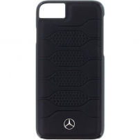 Mercedes Pattern міцний шкіряний чохол для iPhone 7 / 8 - чорний
