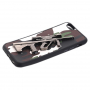 Пластикова панель з 3D мотивом рушниці Steyr AUG A1 для Apple iPhone 6S / 6 - біла