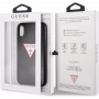 Guess PU Leather Case Triangle чохол для iPhone XS Max - чорний