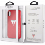 Guess PU Leather Case Triangle чохол для iPhone XS Max - червоний