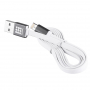 HAWEEL кабель для синхронізаціїї та заряду з двійним 2 в 1 USB-A / Lightning micro USB роз'ємом для Apple та інших пристроїв - 1 m - білий
