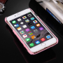 Плюшева захисна панель / футляр з шапкою для Apple iPhon 6S / 6 - рожевий