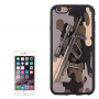 Пластикова панель з 3D мотивом рушниці Steyr AUG A1 для Apple iPhone 6S / 6 - сіра