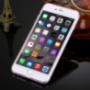 Захисна задня панель з камінцями у стилі діамантів для iPhone 6 / 6S - світло-рожева