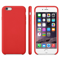 Протиковзкий тьмяний футляр для Apple iPhone 6 / 6S - червоний